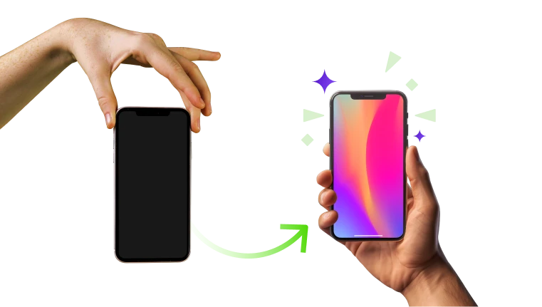 Exchange old device to buy new one