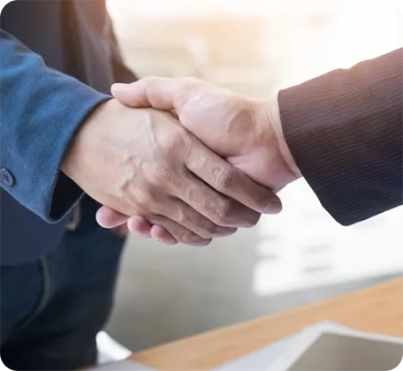Partnership handshake