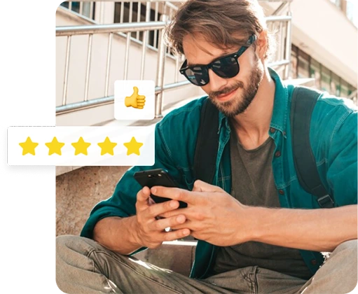 Happy customer